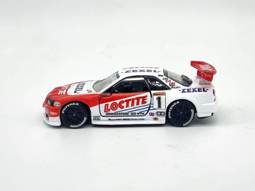 自動車 LOCTITE ZEXEL GT-R 1/24 1/24 ロックタイト・ゼクセルGT-R (R34) タミヤ 作例 | ひつじ