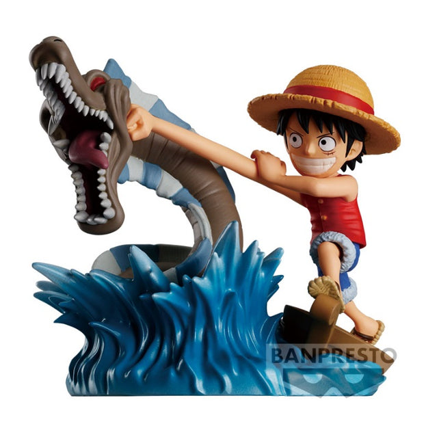 One Piece World Collectable Figure Log Stories Monkey.D.Luffy Vs Local Sea Monster