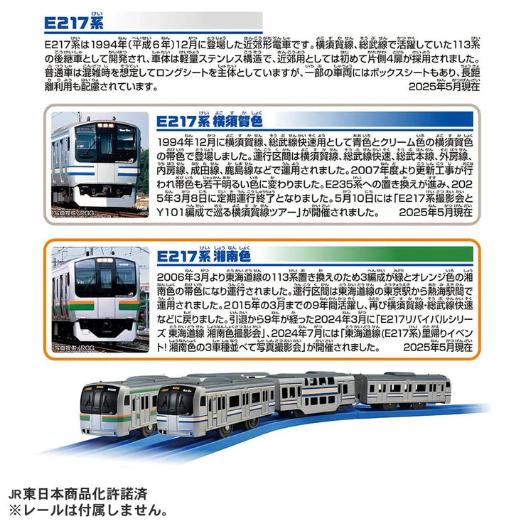 Plarail Thanks! Series E217 Yokosuka & Shonan Double Set