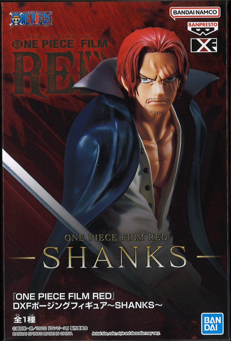 One Piece Film Red DXF Posing Figure Shanks