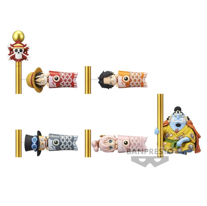5 in 1 One Piece World Collectable Figure Carp Streamer