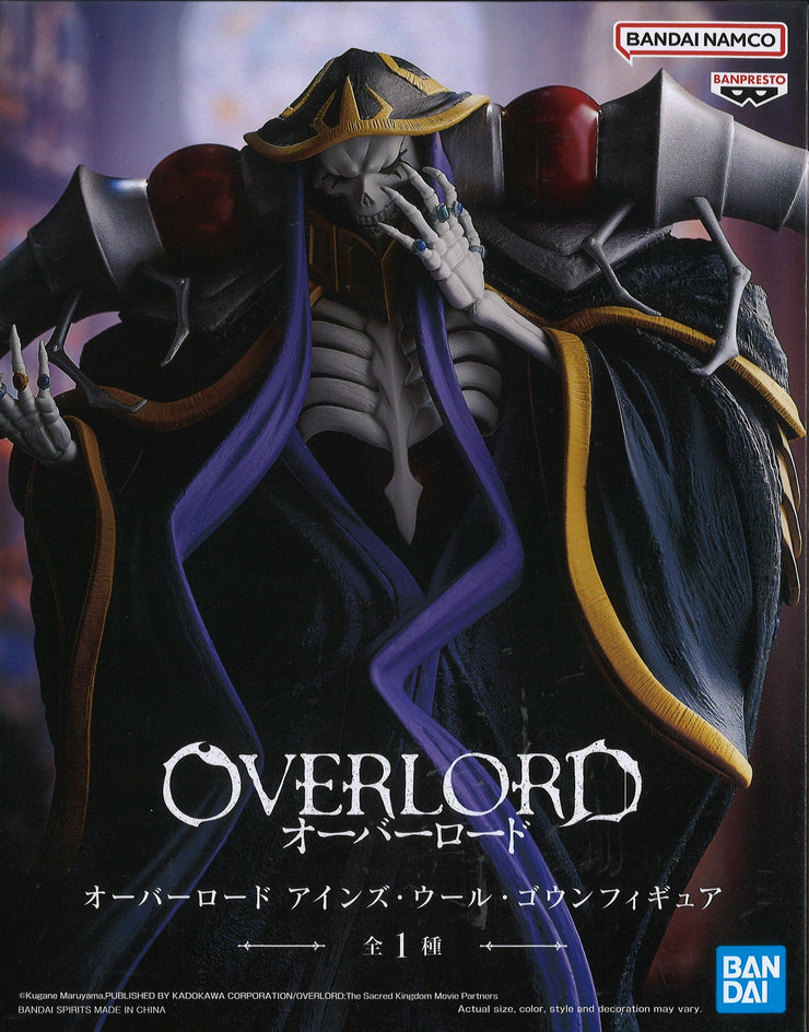 Banpresto Overlord Ainz Ooal Gown Figure