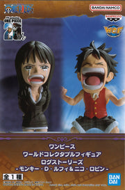 Banpresto One Piece World Collectable Figure Log Stories Monkey.D.Luffy & Nico Robin
