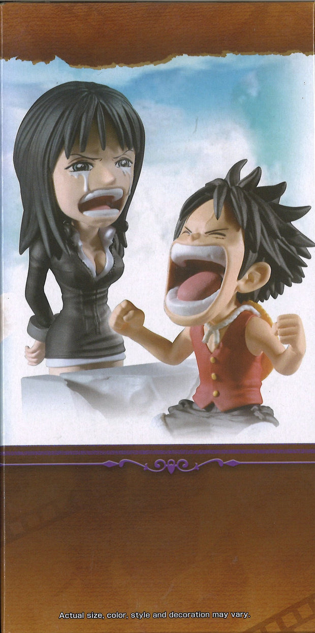 Banpresto One Piece World Collectable Figure Log Stories Monkey.D.Luffy & Nico Robin