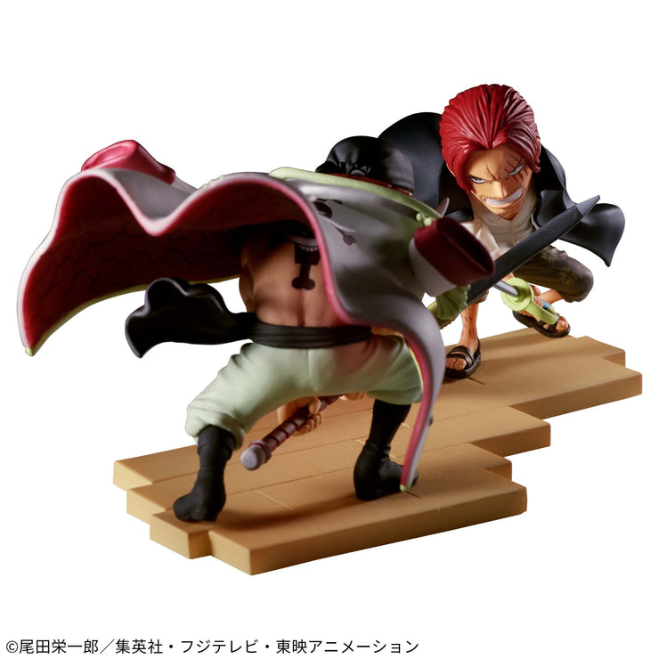 One Piece World Collectable Figure Log Stories Edward Newgate Vs Shanks
