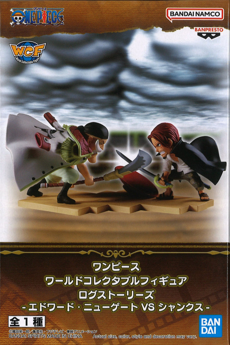 One Piece World Collectable Figure Log Stories Edward Newgate Vs Shanks