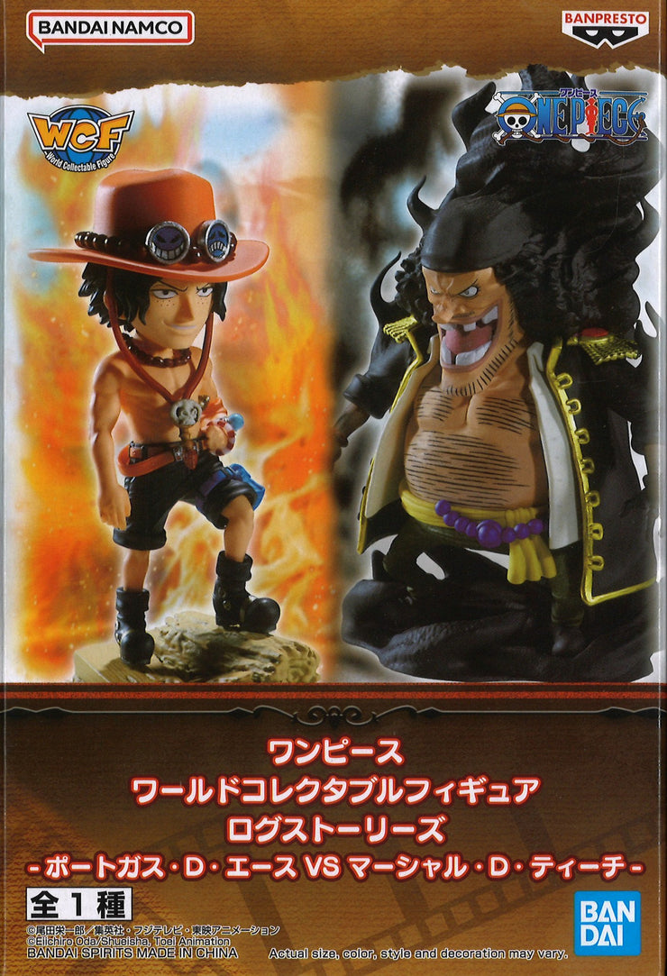 One Piece World Collectable Figure Log Stories Portgas D.Ace Vs Marshall D.Teach