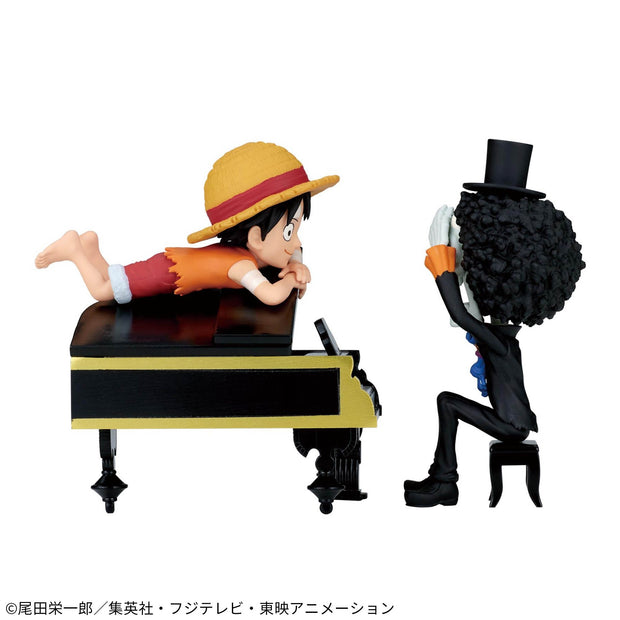 One Piece World Collectable Figure Log Stories Monkey.D.Luffy & Brook