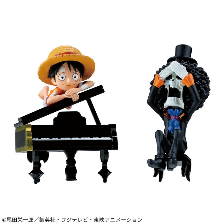 One Piece World Collectable Figure Log Stories Monkey.D.Luffy & Brook