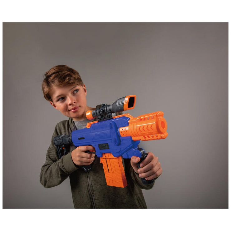 Dart Zone Spectrum Blue Motorized Clip Fed Blaster
