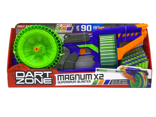 Dart Zone Magnum Superdrum Blaster + FREE Additional x1 Magazine Drum