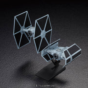 Star Wars Vehicle Model 007 Tie Advanced X 1 & Fighter Set