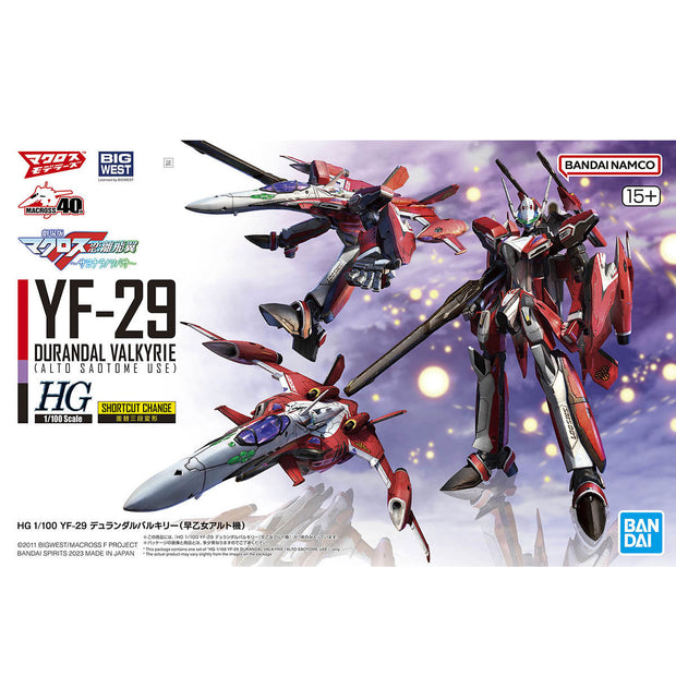 Hg 1/100 YF-29 Durandal Valkyrie (Alto Saotome Use)