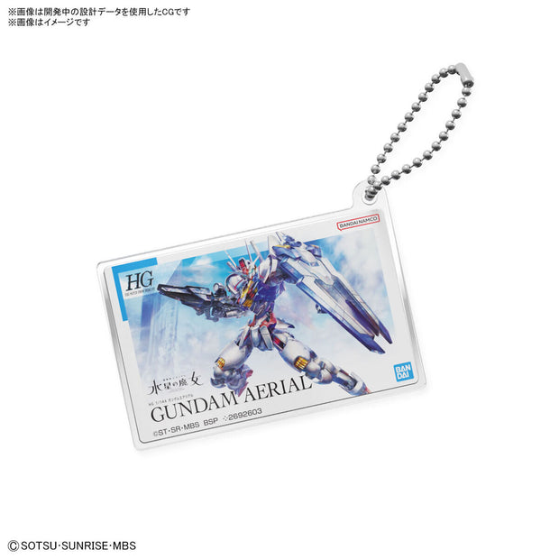 Gunpla Package Art Acrylic Ball Chain The Witch Form Mecury (Aerial)(65609)