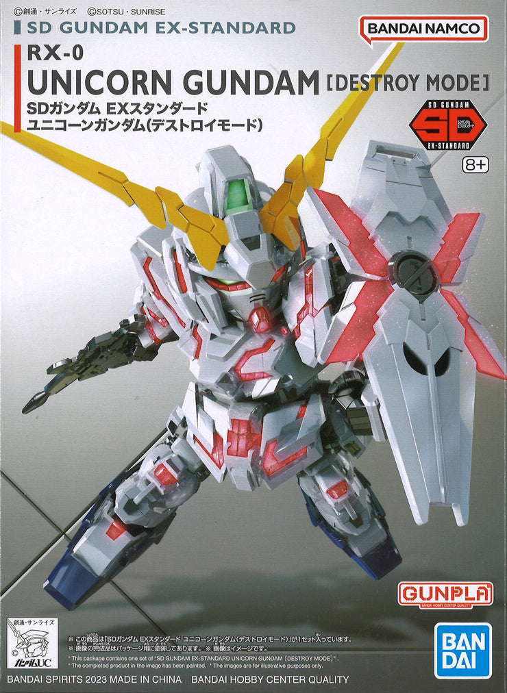 SD Gundam Ex-Standard 005 Unicorn Gundam (Destroy Mode)