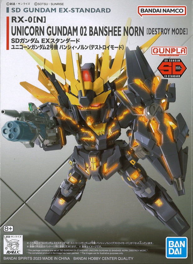 SD Gundam Ex-Standard 015 Unicorn Gundam 02 Banshee Norn (Destroy Mode)