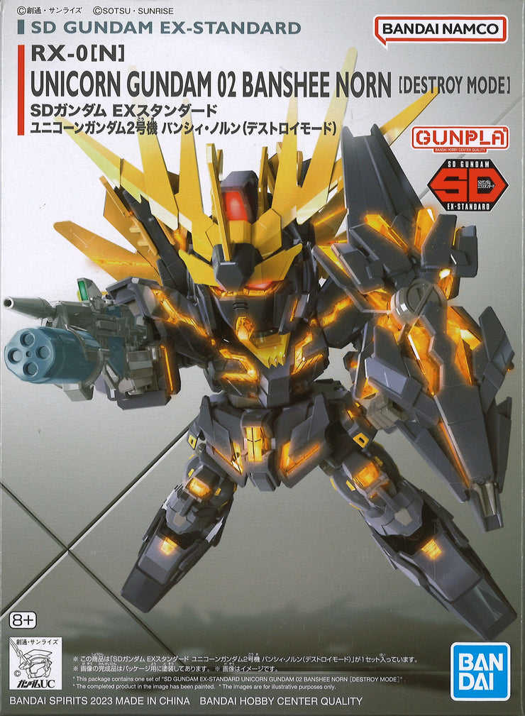 SD Gundam Ex-Standard 015 Unicorn Gundam 02 Banshee Norn (Destroy Mode)