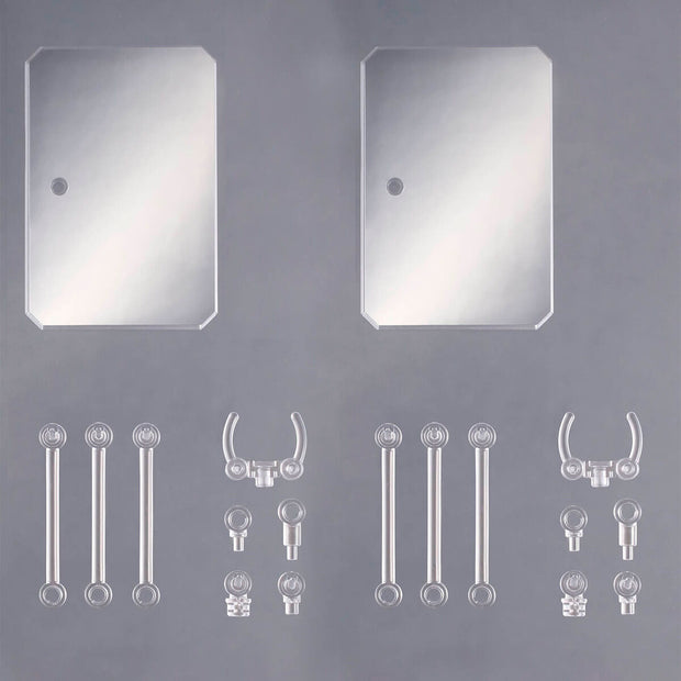 Action Base 6 (Clear Color) Mirror Stickers Set