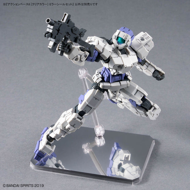 Action Base 6 (Clear Color) Mirror Stickers Set