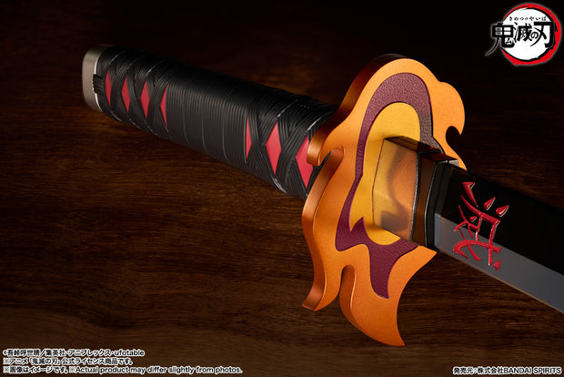Proplica Nichirin Sword (Tanjiro Kamado) Kyojuro Rengoku's Sword Guard Ver