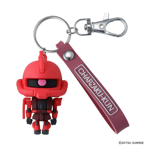 CharZaku Kun 3D Rubber Mascot Keychain