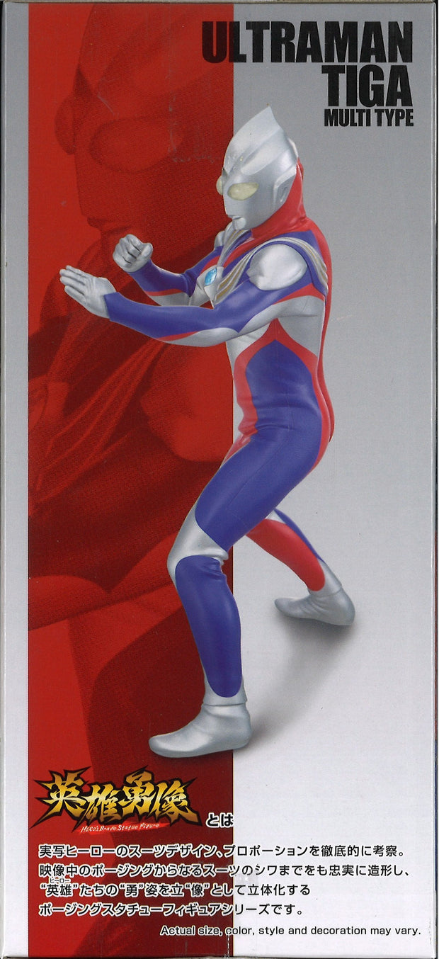 Ultraman Tiga Hero's Brave Statue Figure Ultraman Tiga Kagayakeru Monotachi E (A: Ultraman Tiga)