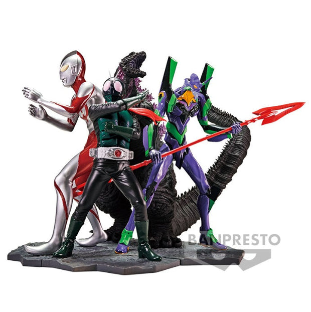 4 in 1 Shin Japan Heroes Universe Art Vignette [88445 + 88446 + 88447 + 88448]