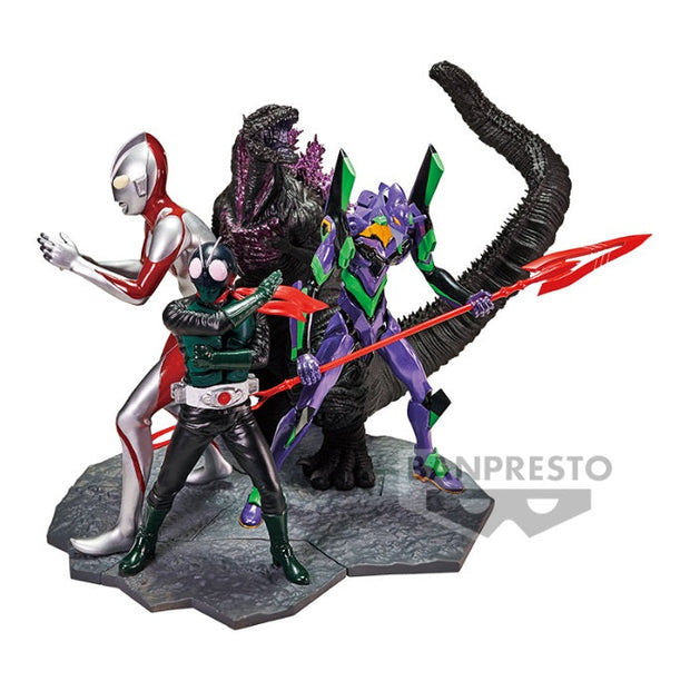 4 in 1 Shin Japan Heroes Universe Art Vignette [88445 + 88446 + 88447 + 88448]