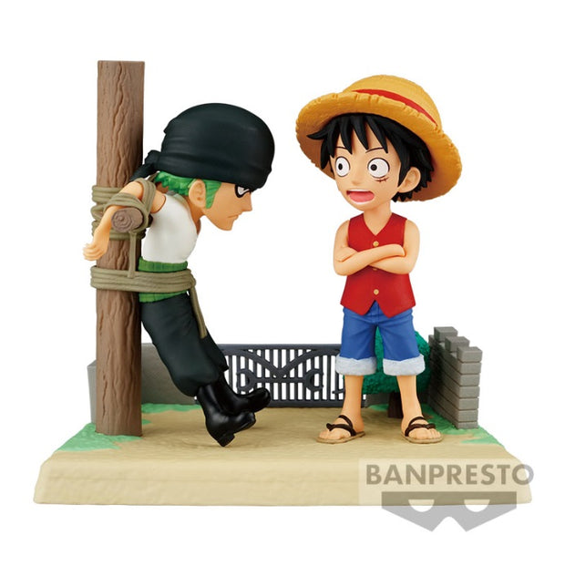 One Piece World Collectable Figure Log Stories Monkey.D.Luffy & Roronoa Zoro