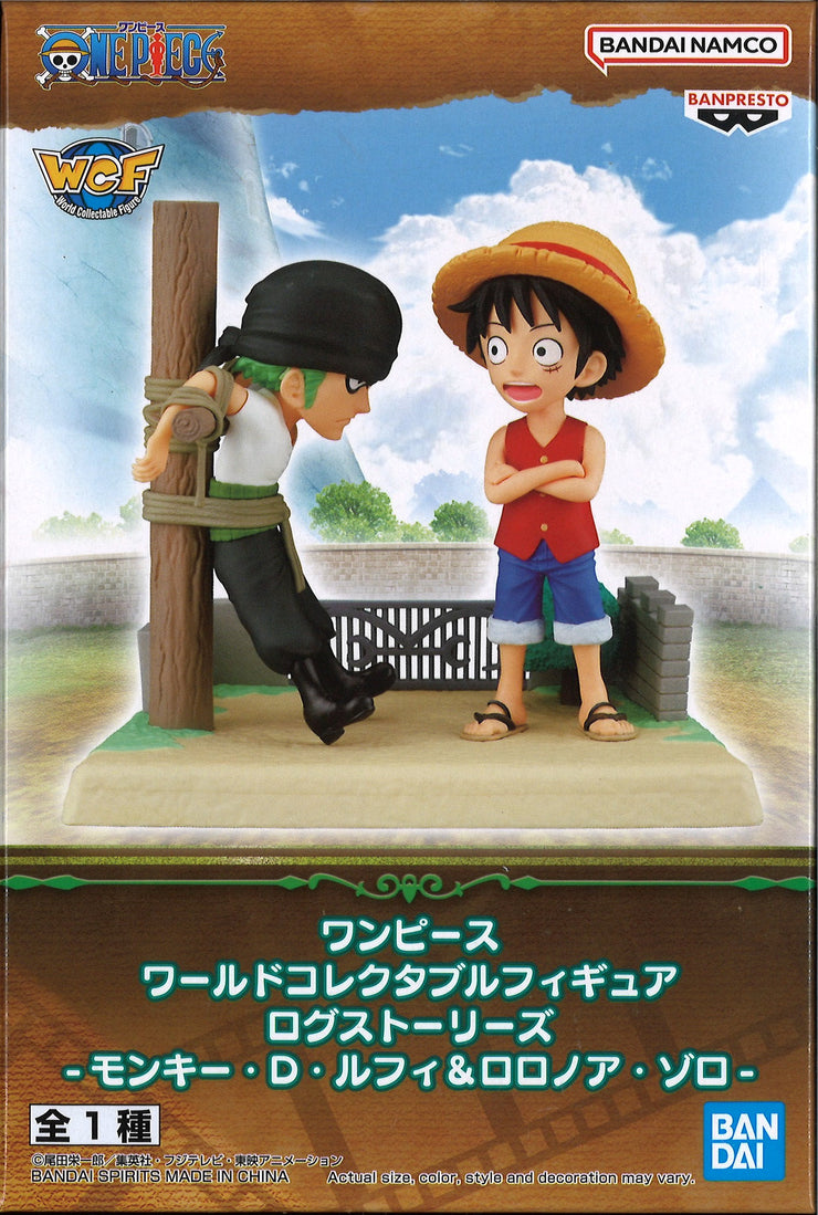 ONE PIECE WORLD COLLECTABLE FIGURE LOG STORIES-MONKEY.D.LUFFY & NAMI-, ONE  PIECE