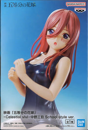 The Quintessential Quintuplets Movie Celestial Vivi Miku Nakano School Style Ver