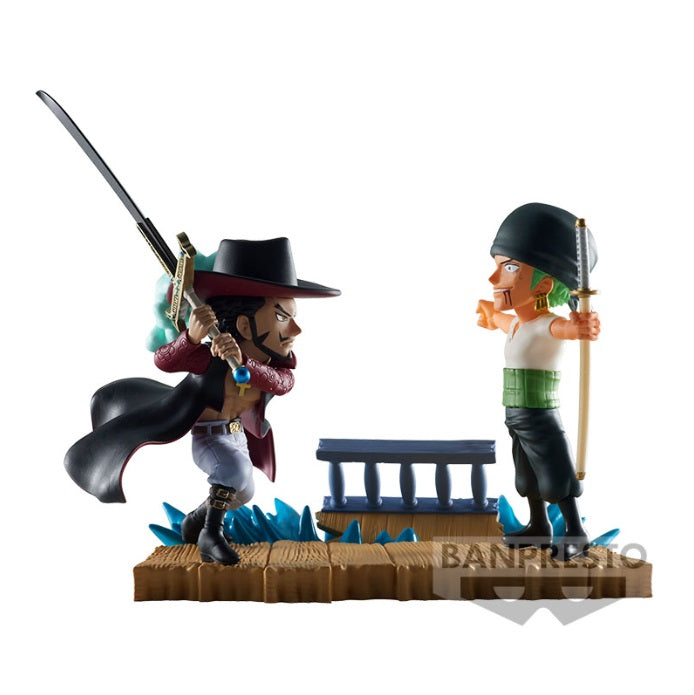 One Piece World Collectable Figure Log Stories Roronoa Zoro Vs Dracule Mohawk