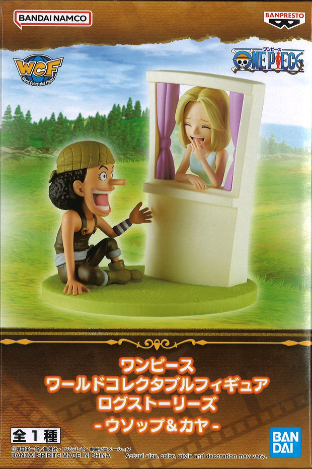 One Piece World Collectable Figure Log Stories Usopp & Kaya