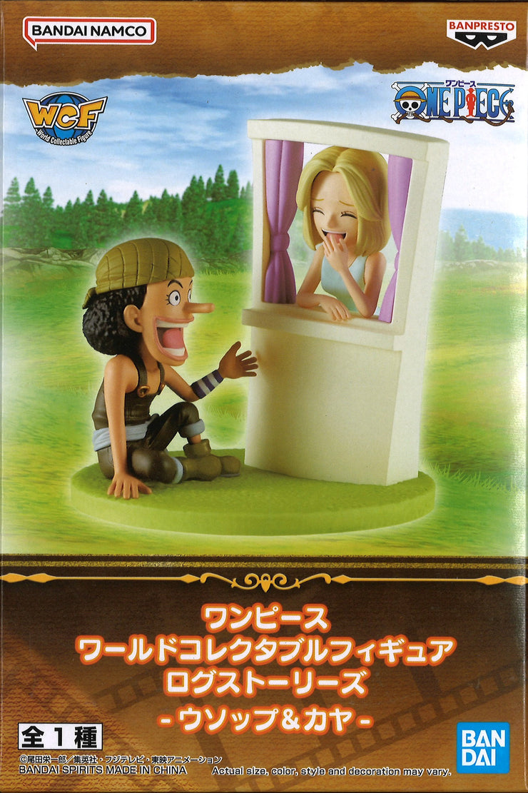 One Piece World Collectable Figure Log Stories Usopp & Kaya