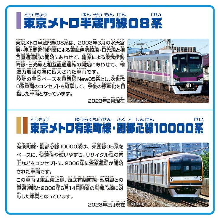 Plarail Train Hanzomon Line & Yurakucho Line - Fukutoshin Line Double Set