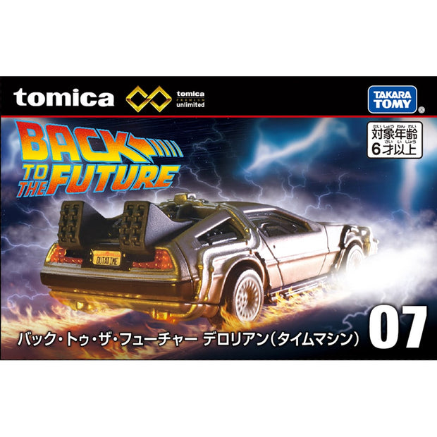 Tomica Premium Unlimited 07 Back To The Future Delorean (Time Machine)