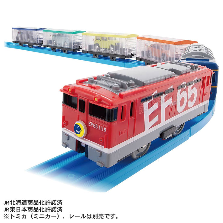 EF65 Tomica Cartrain Set