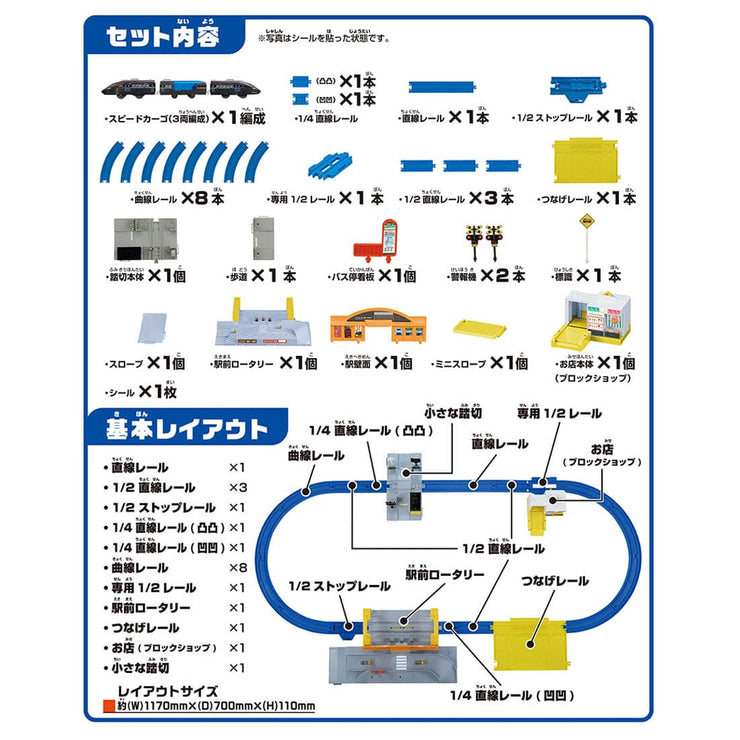 Plarail Traffic Circle Station Set