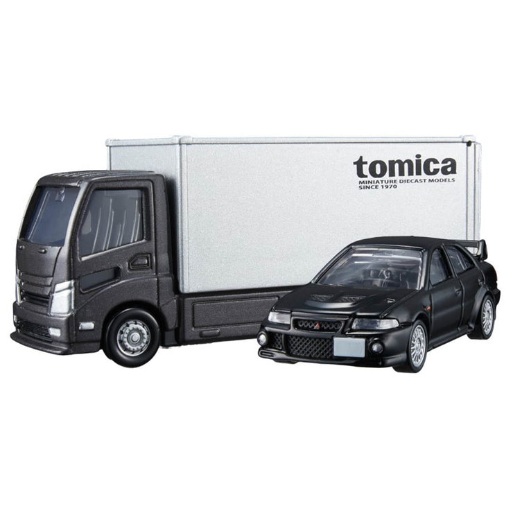 Tomica Transporter Mitsubishi Lancer Evolution VI GSR