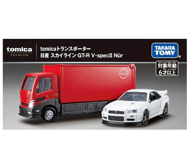 Tomica Premium Transporter Nissan Skyline GT-R V.Spec2 Nur