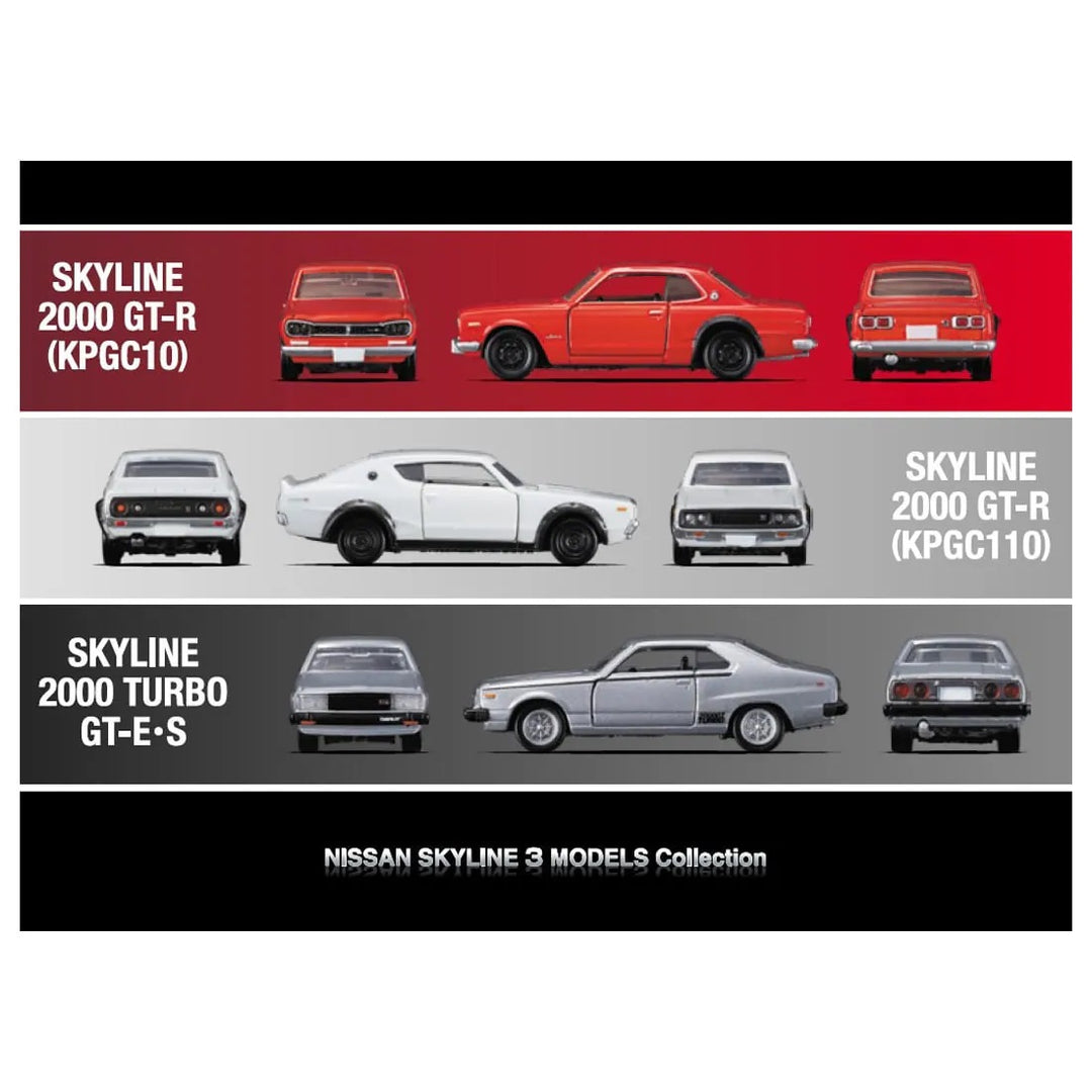 Tomica Premium Nissan Skyline 3 Models Collection