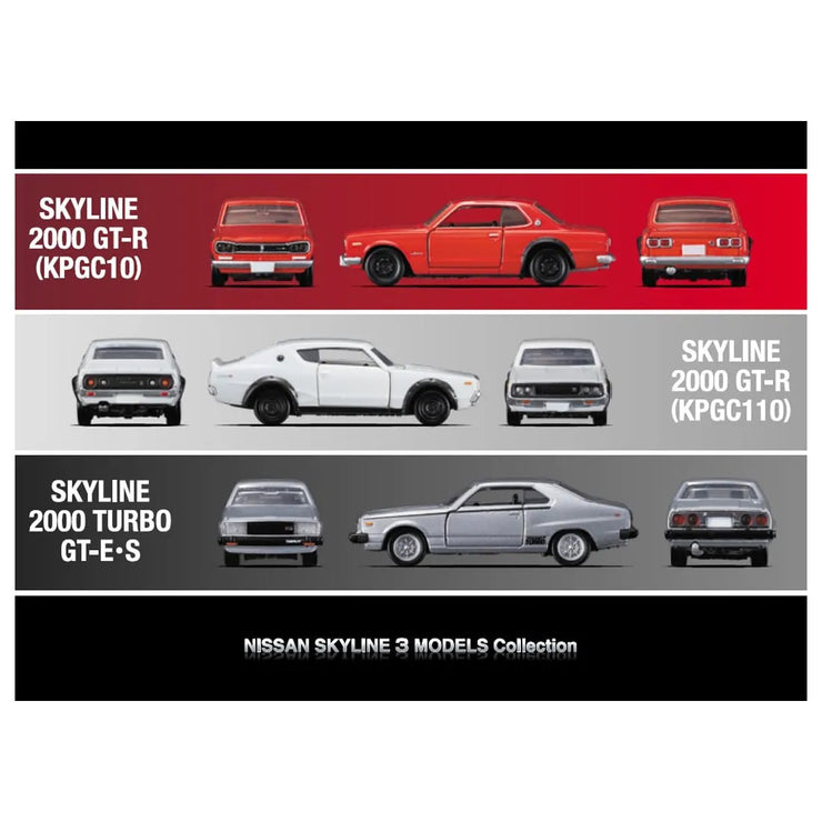 Tomica Premium Nissan Skyline 3 Models Collection