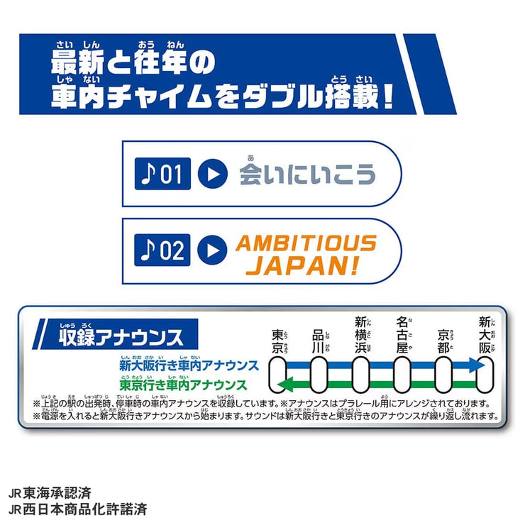 Plarail Sound N700S W-Chime