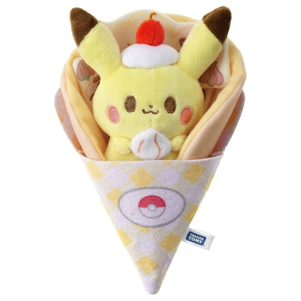 Pokemon Pokepeace Plush Swaddle Crepe Pikachu