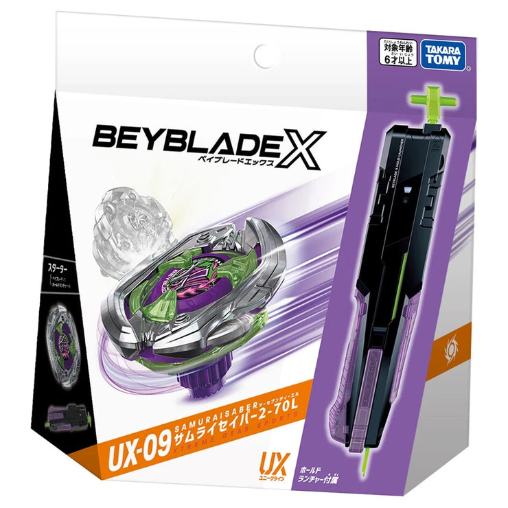 Beyblade X UX-09 Starter Samurai Saber 2-70L