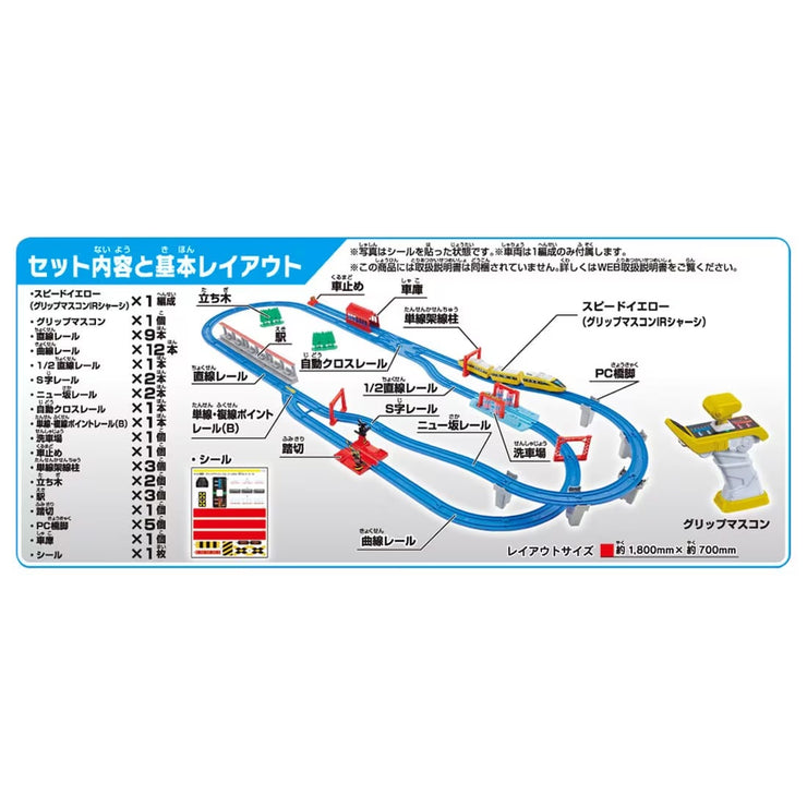 Plarail Gripmascon Speedjet Yellow Ver Dx Set