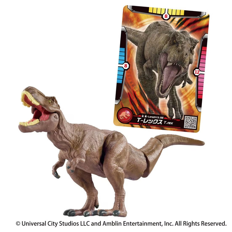 Ania Jurassic World T-Rex Battle Card Set