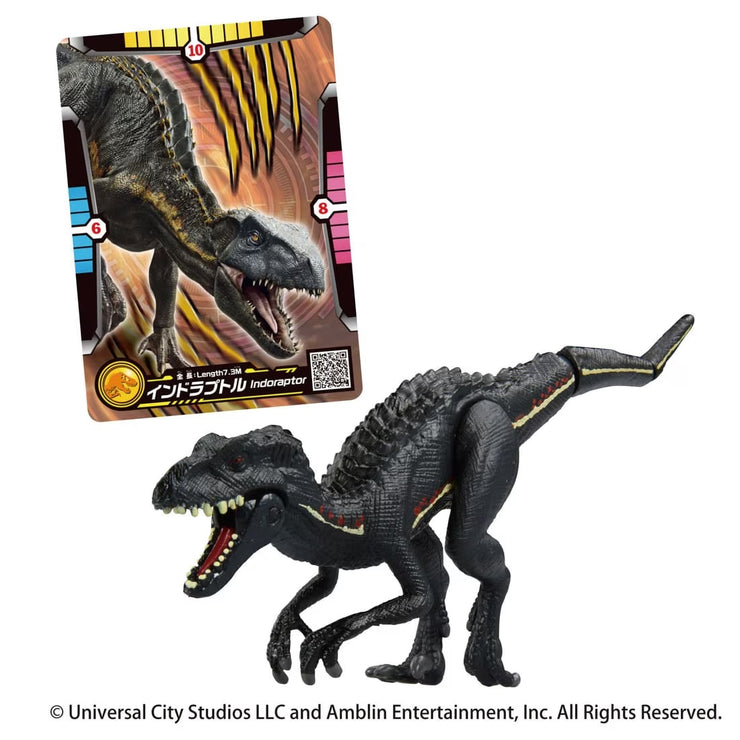 Ania Jurassic World Indoraptor Battle Card Set