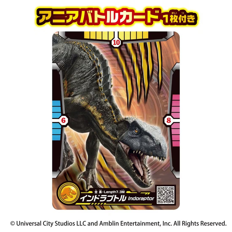 Ania Jurassic World Indoraptor Battle Card Set