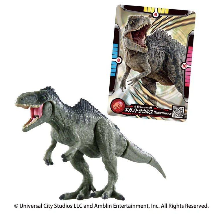 Ania Jurassic World Giganotosaurus Battle Card Set